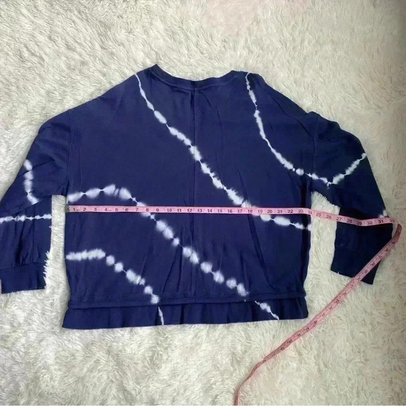 Athleta Sundown Sweatshirt.  Navy Blue with white.  Size XL. - Picture 5 of 5